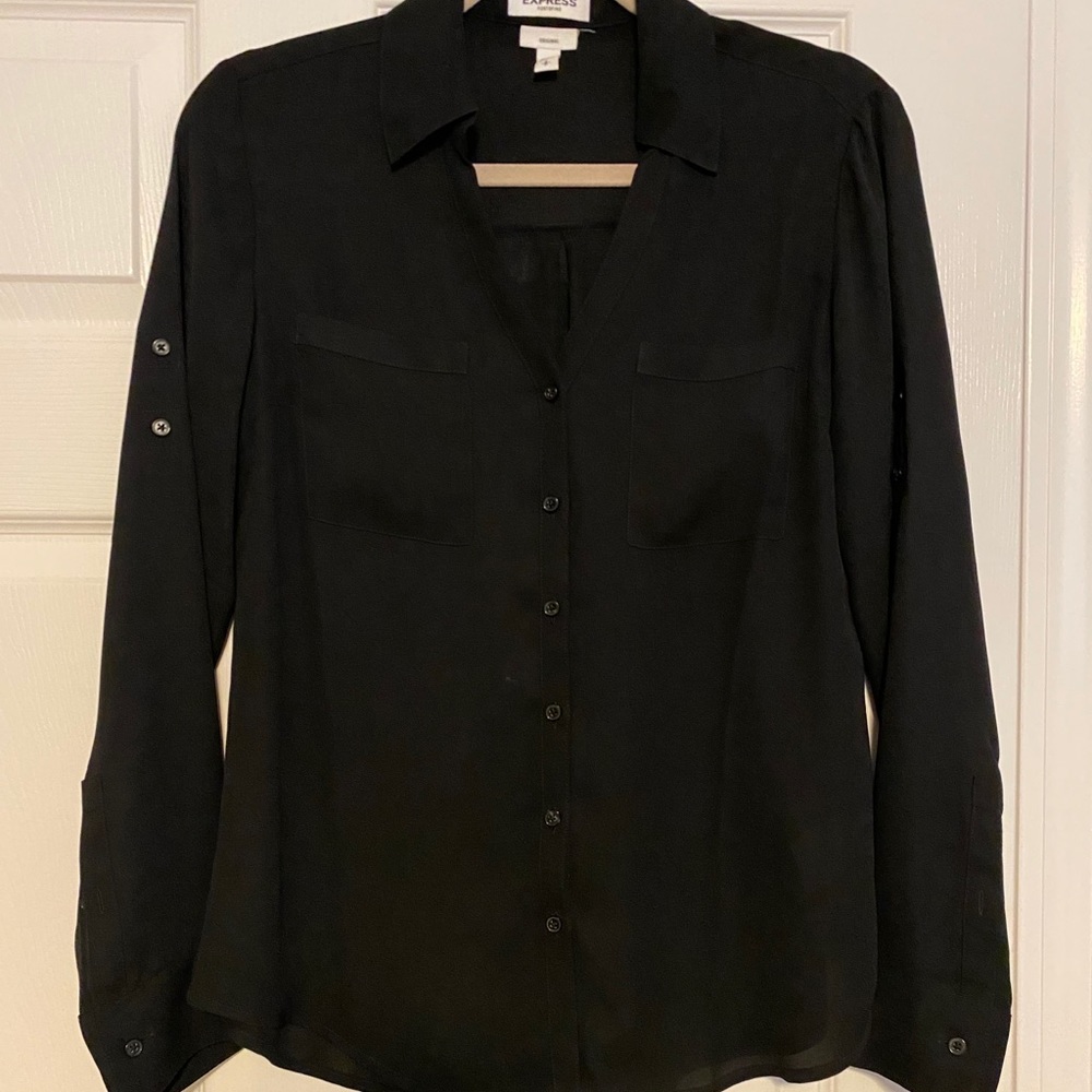 Express Original Black Portofino Shirt